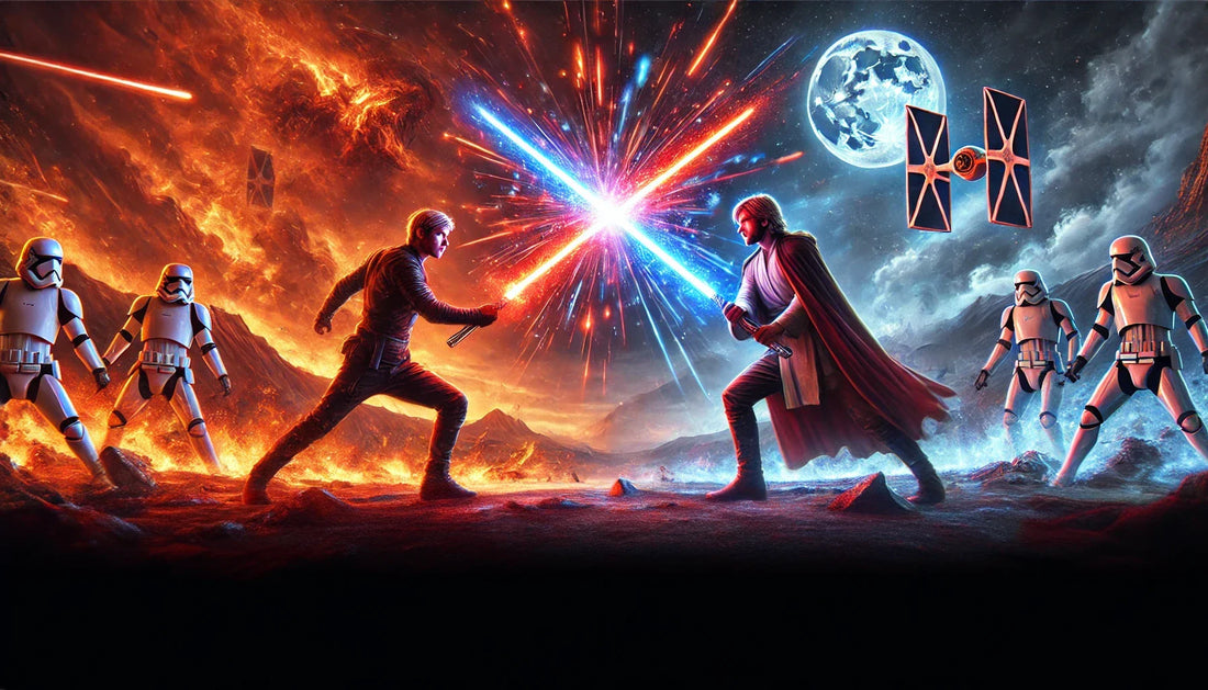 A Neopixel lightsaber with a customizable blade color and high-quality hilt design, featuring stunning visual effects and sound fonts.